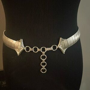 Vintage Elizabeth Morrey RARE Silver Belt